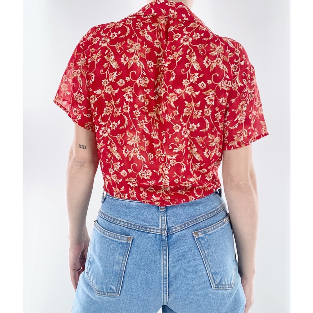 SOLD OUT Vintage 90s Victoria's Secret Blouse - Picture 3 of 5